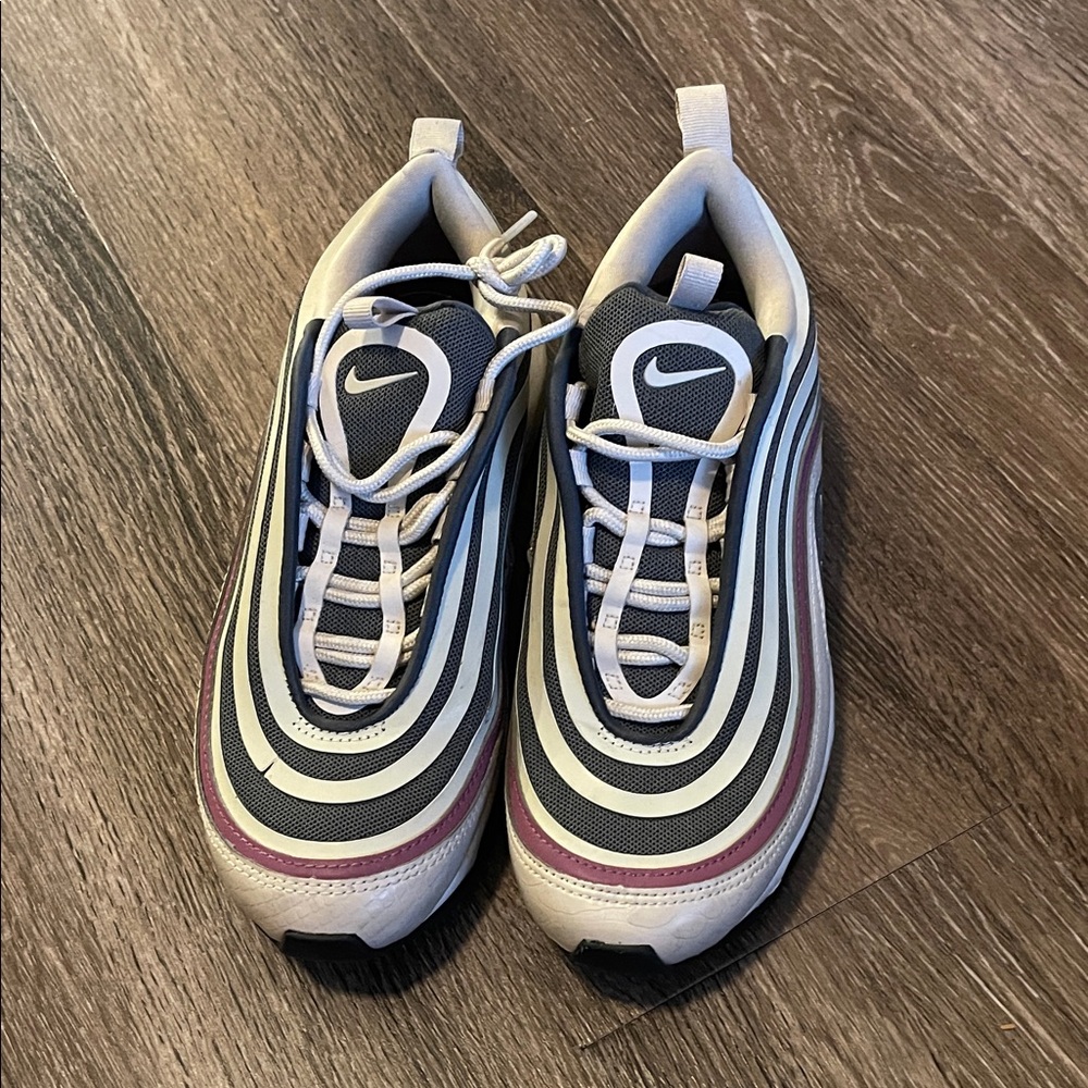Nike Black and White Striped Sneakers